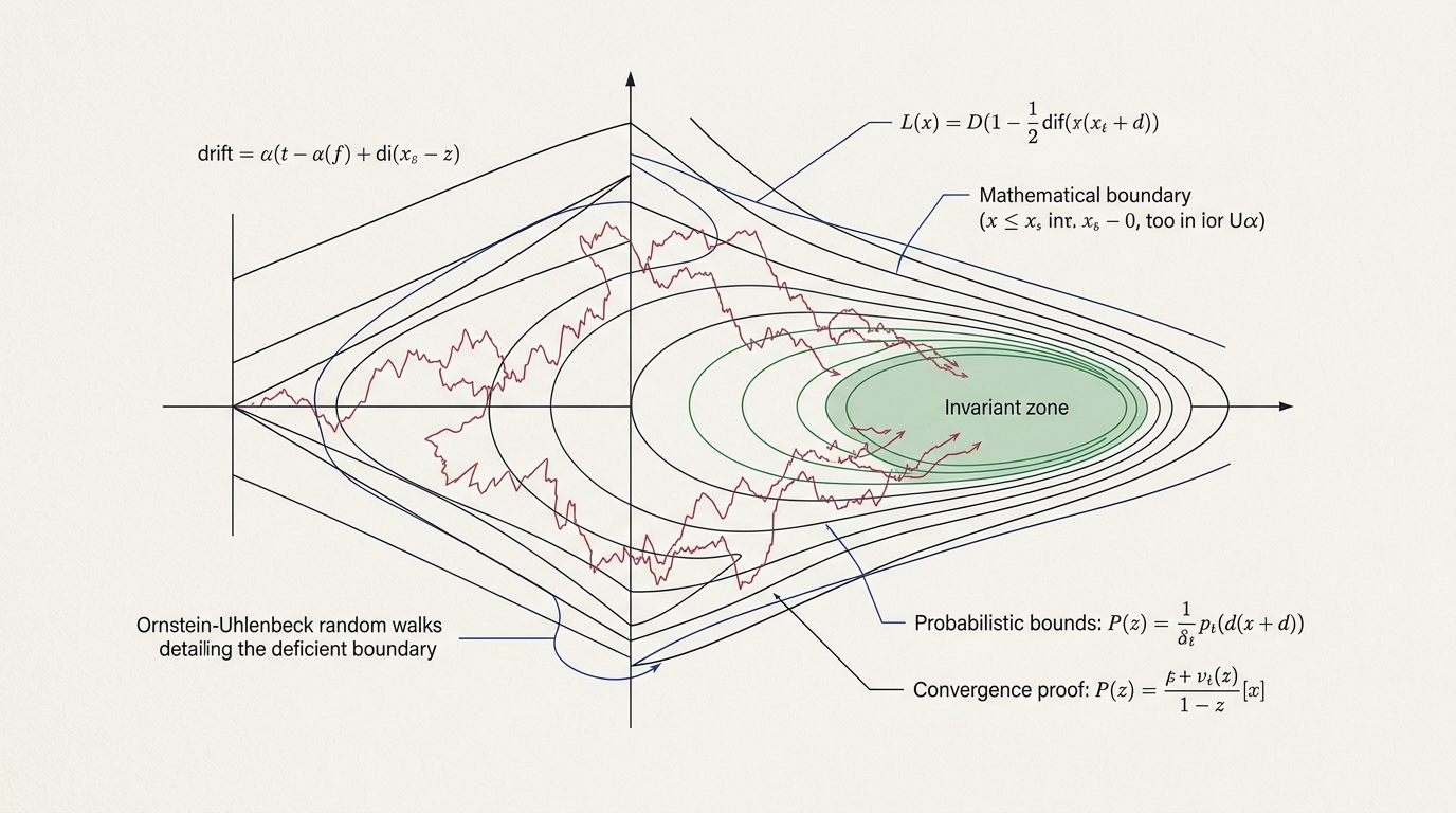 Ornstein-Uhlenbeck Stochastic Drift Convergence Diagram